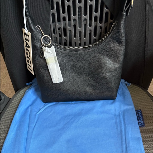 Baggu Mini Recycled Leather Shoulder Bag - Picture 2 of 9